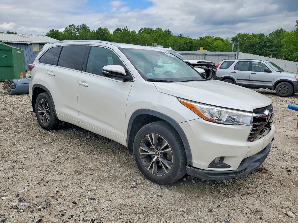 Aukcja sprzedaży 2016 Toyota Highlander, vin: 5TDJKRFH7GS301002, numer aukcji: 55353676