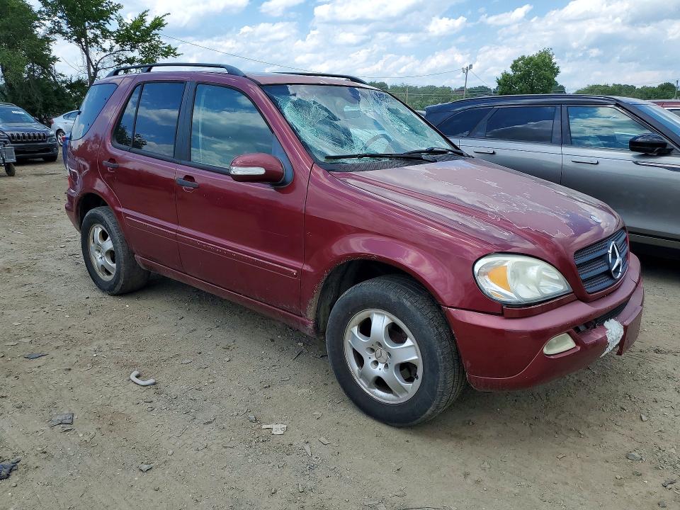 2002 Mercedes-benz Ml მანქანა იყიდება აუქციონზე, vin: 4JGAB54EX2A314555, აუქციონის ნომერი: 57757276