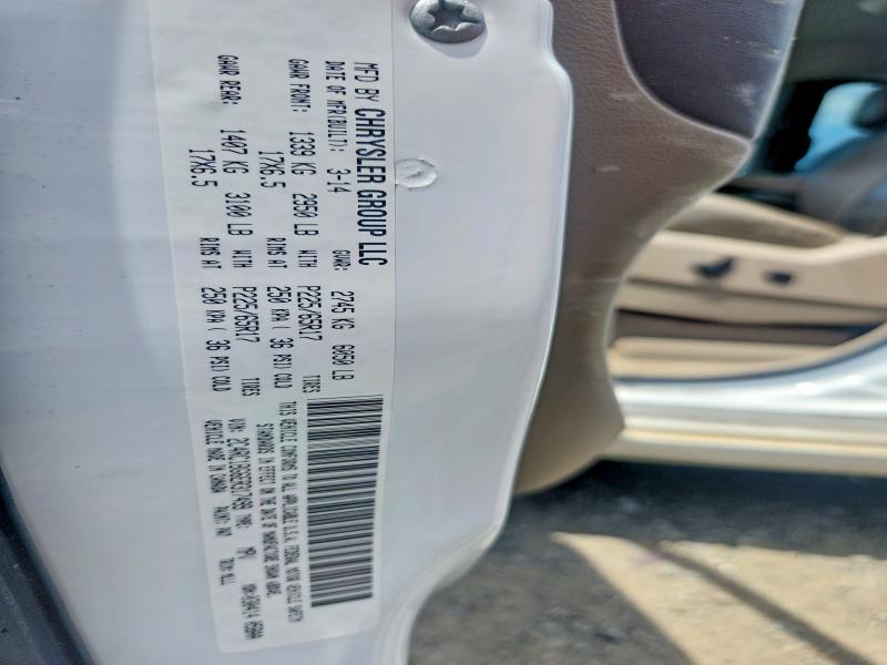 57164496 :رقم المزاد ، 2C4RC1BG6ER317499 vin ، 2014 Chrysler Town & Country مزاد بيع