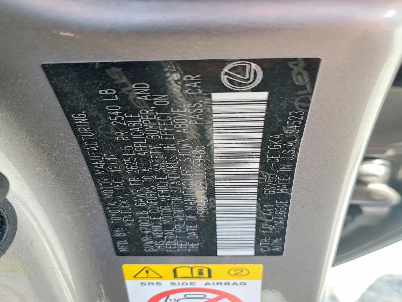 Продаж на аукціоні авто 2018 Lexus Es, vin: 58ABK1GG6JU089485, номер лоту: 58451316