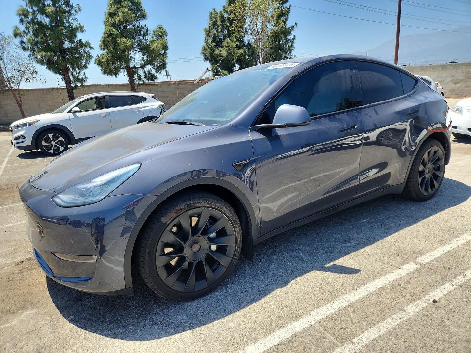 Продажа на аукционе авто 2021 Tesla Model Y, vin: 5YJYGDEEXMF157438, номер лота: 56807026