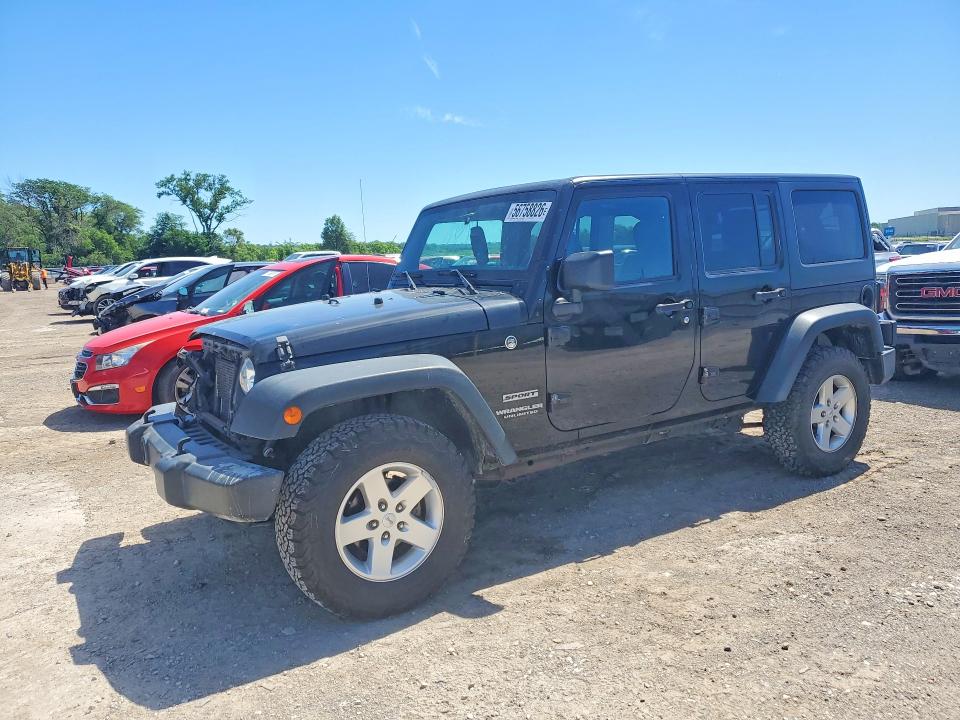 2016 Jeep Wrangler Unlimited მანქანა იყიდება აუქციონზე, vin: 1C4HJWDG0GL133392, აუქციონის ნომერი: 56758826