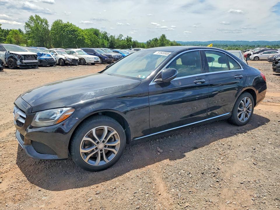 2017 Mercedes-benz C მანქანა იყიდება აუქციონზე, vin: 55SWF4KB5HU192445, აუქციონის ნომერი: 57649906