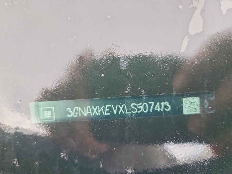 2020 Chevrolet Equinox მანქანა იყიდება აუქციონზე, vin: 3GNAXKEVXLS507413, აუქციონის ნომერი: 55823146
