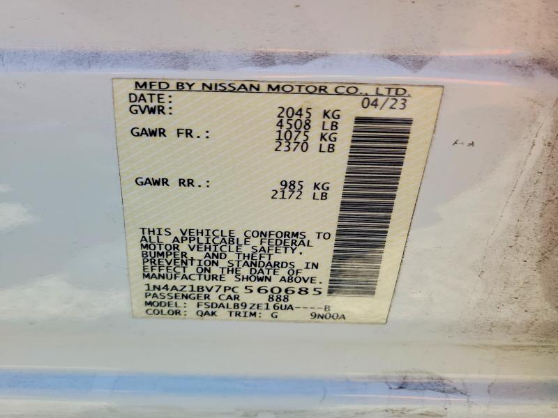 Продажа на аукционе авто 2023 Nissan Leaf, vin: 1N4AZ1BV7PC560685, номер лота: 55698826