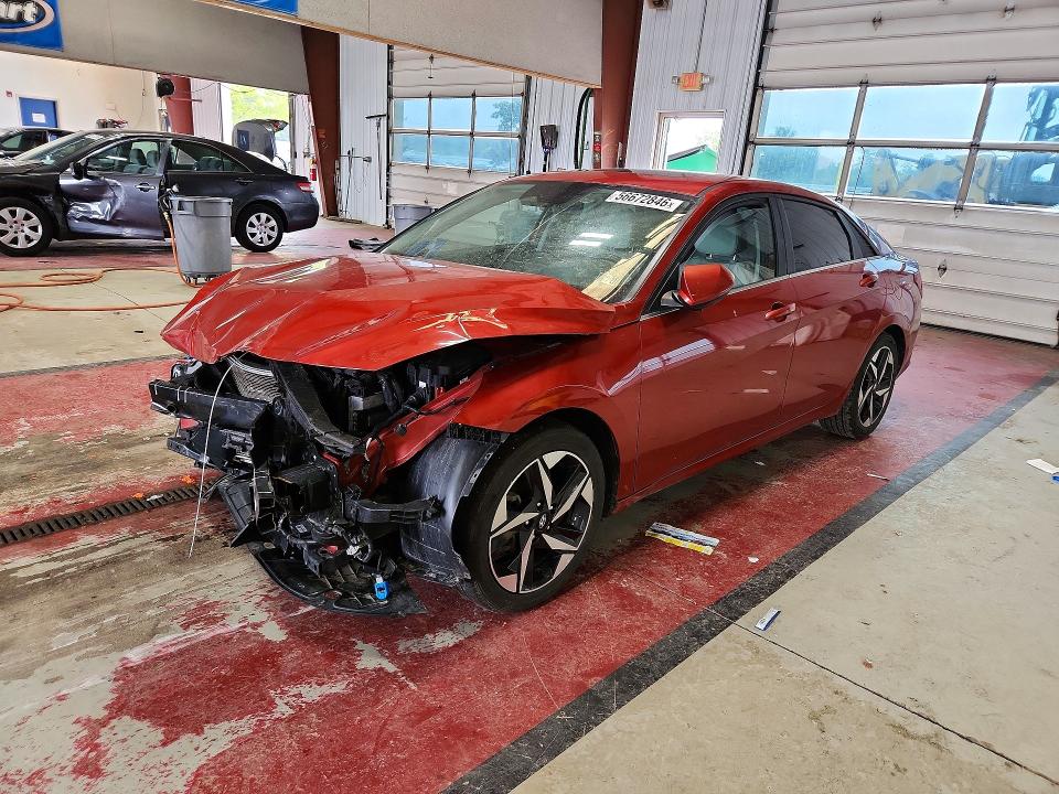 56672846 :رقم المزاد ، KMHLP4AG3MU101684 vin ، 2021 Hyundai Elantra مزاد بيع