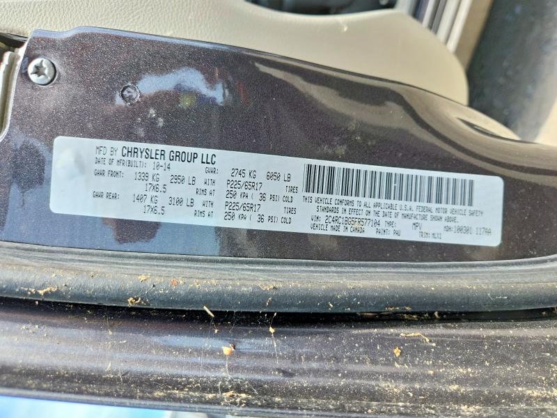 Продаж на аукціоні авто 2015 Chrysler Town & Country, vin: 2C4RC1BG5FR577104, номер лоту: 56324886