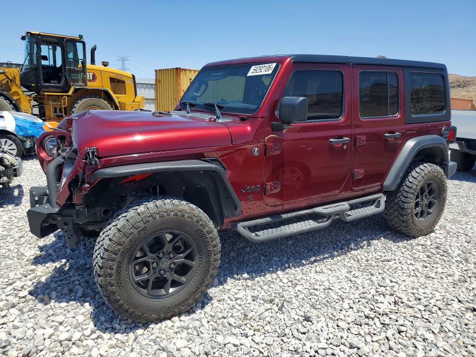 59292106 :رقم المزاد ، 1C4HJXDM0MW791879 vin ، 2021 Jeep Wrangler Unlimited مزاد بيع