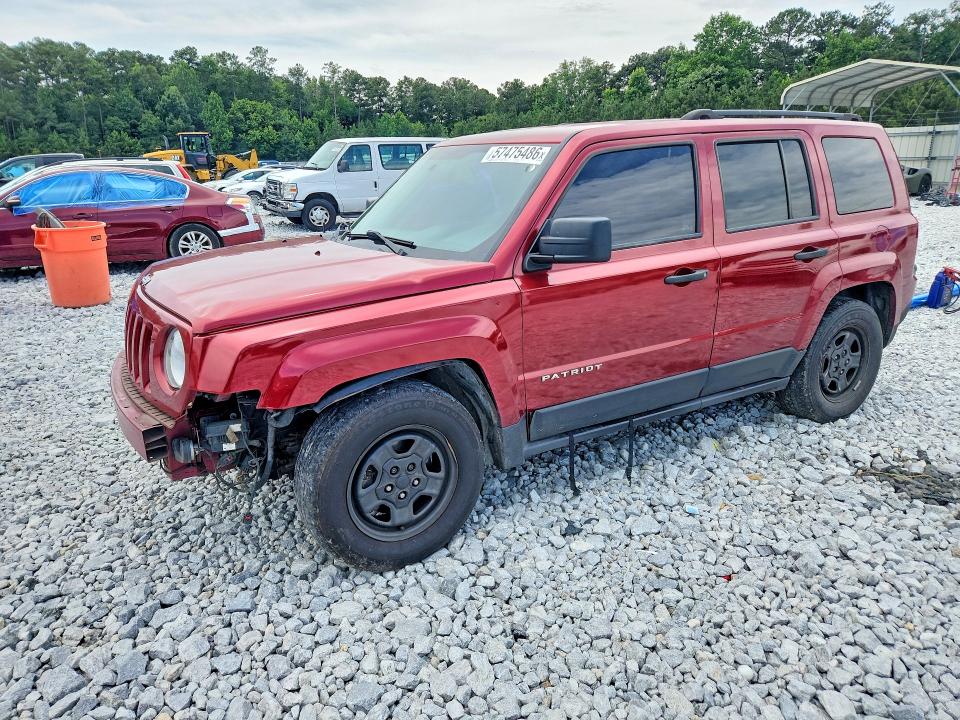Продажа на аукционе авто 2017 Jeep Patriot, vin: 1C4NJPBB4HD201396, номер лота: 57475486