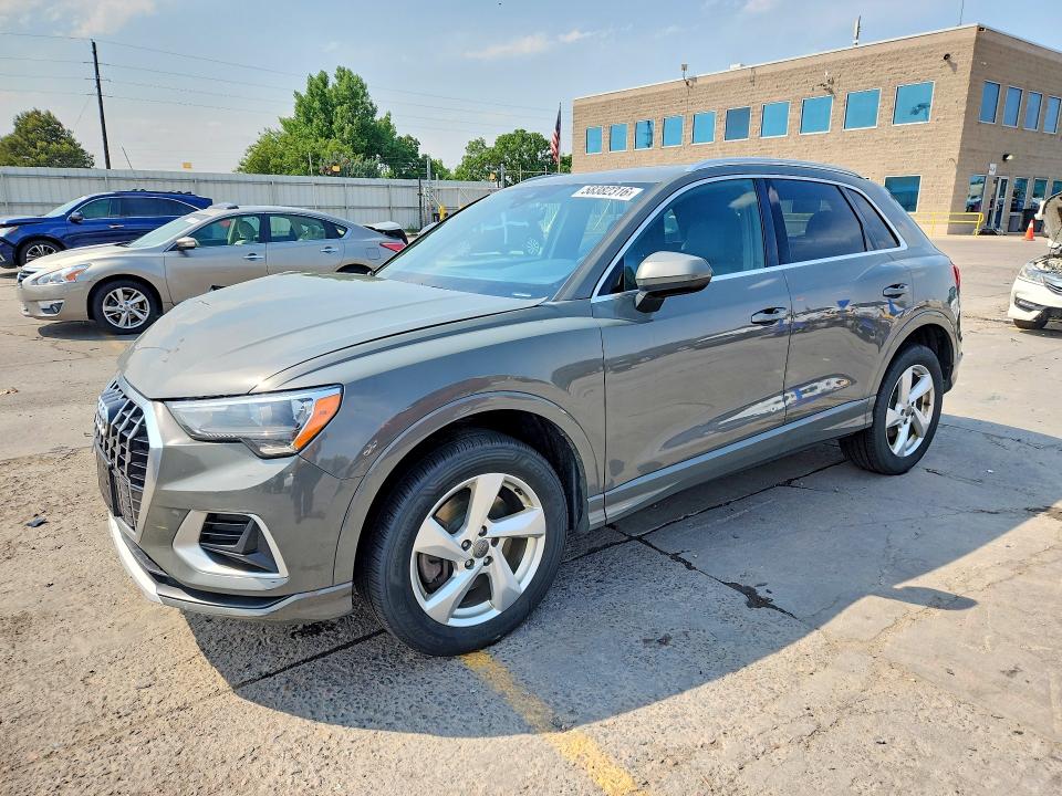 2020 Audi Q3 მანქანა იყიდება აუქციონზე, vin: WA1AECF31L1053727, აუქციონის ნომერი: 58382316