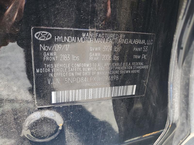 Aukcja sprzedaży 2018 Hyundai Elantra, vin: 5NPD84LFXJH294898, numer aukcji: 56033726