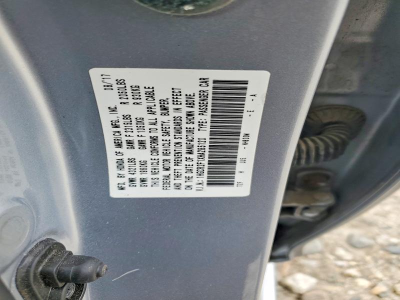 Aukcja sprzedaży 2017 Honda Accord, vin: 1HGCR2F1XHA285120, numer aukcji: 57677726