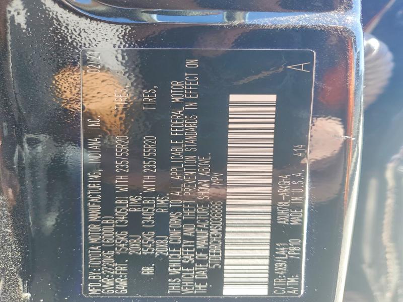 Aukcja sprzedaży 2021 Toyota Highlander, vin: 5TDEBRCH3MS036886, numer aukcji: 57427296
