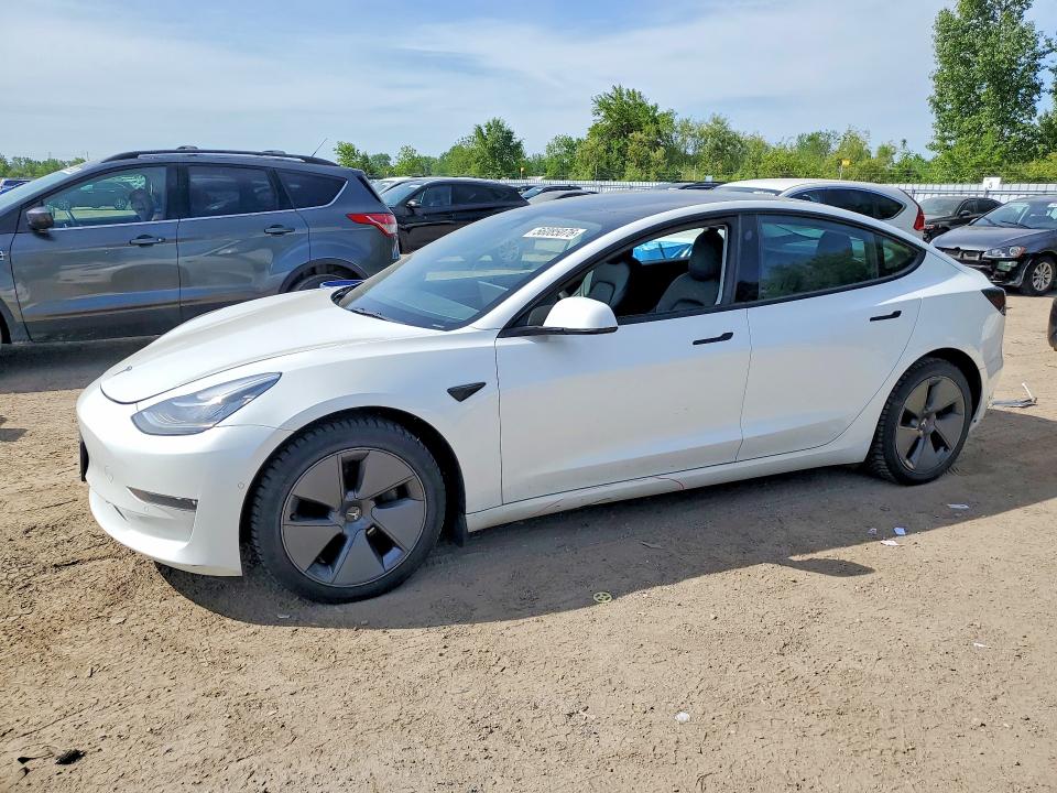 2022 Tesla Model 3 მანქანა იყიდება აუქციონზე, vin: 5YJ3E1EB9NF260971, აუქციონის ნომერი: 56085076