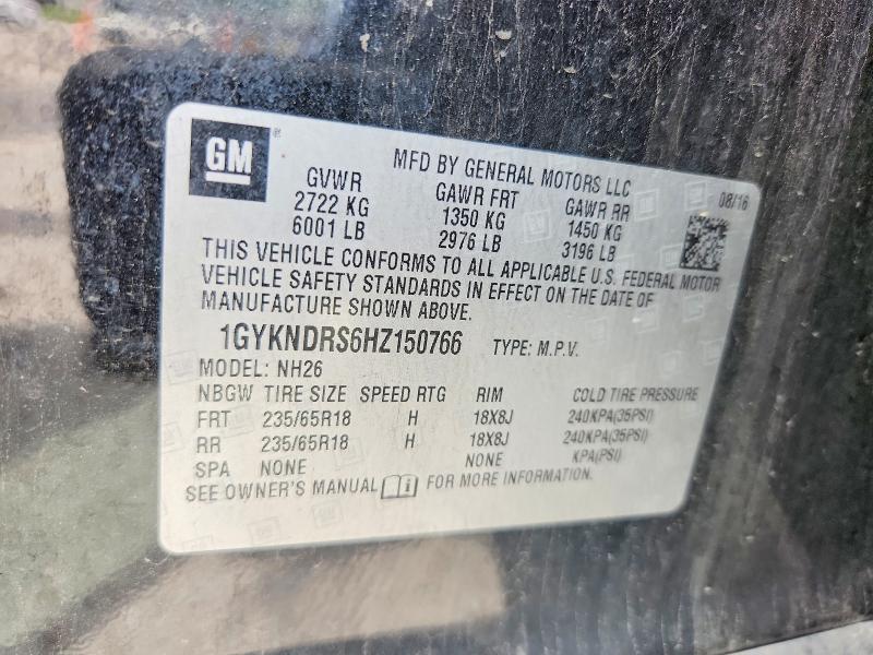 Продажа на аукционе авто 2017 Cadillac Xt5, vin: 1GYKNDRS6HZ150766, номер лота: 56395306