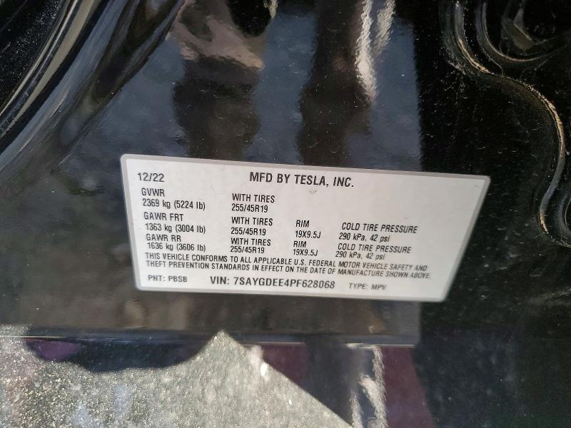Aukcja sprzedaży 2023 Tesla Model Y, vin: 7SAYGDEE4PF628068, numer aukcji: 55785066