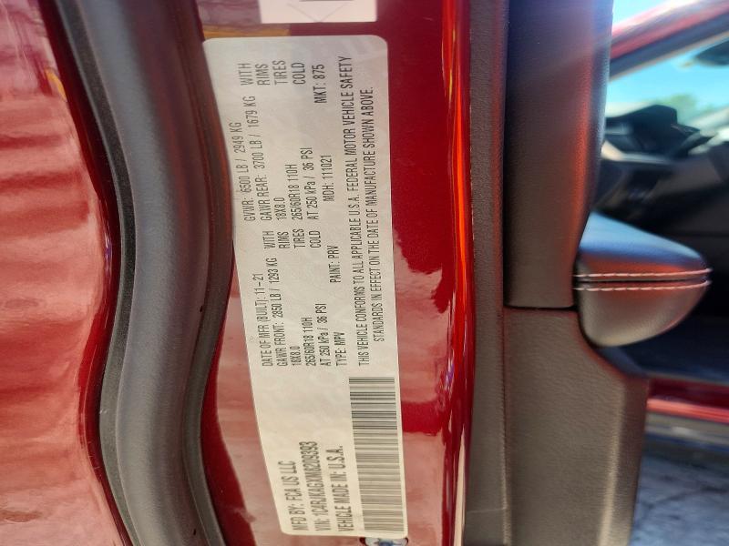 Aukcja sprzedaży 2021 Jeep Grand Cherokee, vin: 1C4RJKAGXM8209393, numer aukcji: 55141106