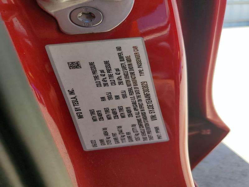 Продаж на аукціоні авто 2022 Tesla Model 3, vin: 5YJ3E1EA4NF303829, номер лоту: 59227886