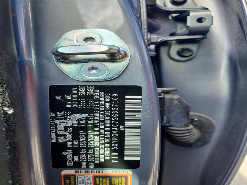 Aukcja sprzedaży 2025 Kia Sorento, vin: 5XYRG4JC7SG357109, numer aukcji: 58542816