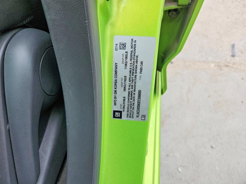 Продажа на аукционе авто 2014 Chevrolet Spark, vin: KL8CD6S90EC589680, номер лота: 58490466
