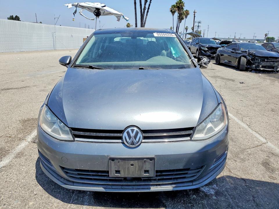2017 Volkswagen Golf მანქანა იყიდება აუქციონზე, vin: 3VW217AU0HM052573, აუქციონის ნომერი: 55594226