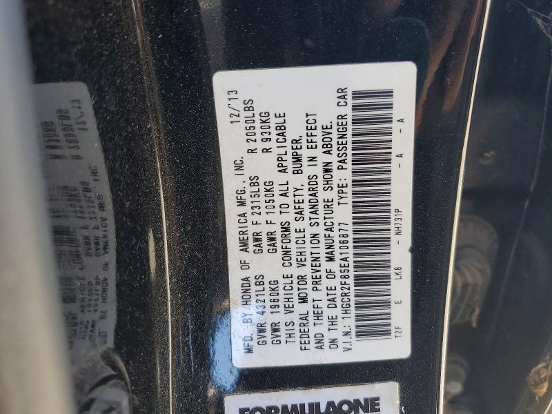 Aukcja sprzedaży 2014 Honda Accord, vin: 1HGCR2F85EA106877, numer aukcji: 58605646