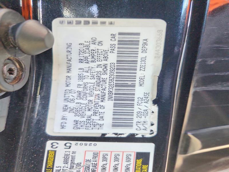 Продаж на аукціоні авто 2008 Toyota Corolla, vin: 1NXBR32E58Z939203, номер лоту: 56363176