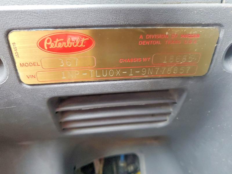 56365266 :رقم المزاد ، 1NPTLU0X19N778857 vin ، 2009 Peterbilt 367 مزاد بيع