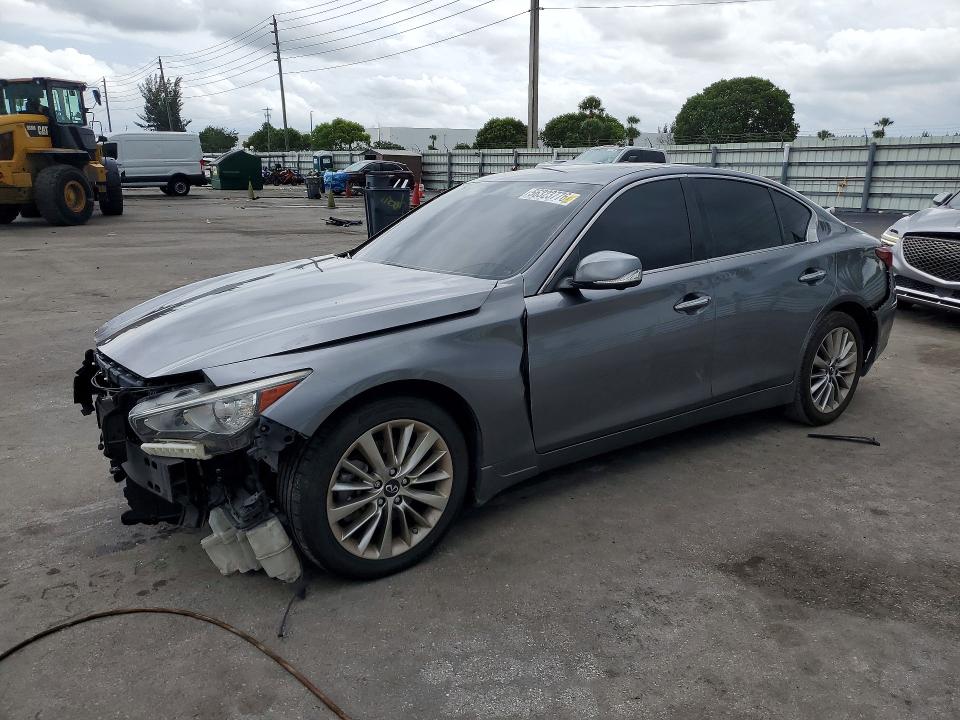 2021 Infiniti Q50 მანქანა იყიდება აუქციონზე, vin: JN1EV7BP7MM702666, აუქციონის ნომერი: 56323776