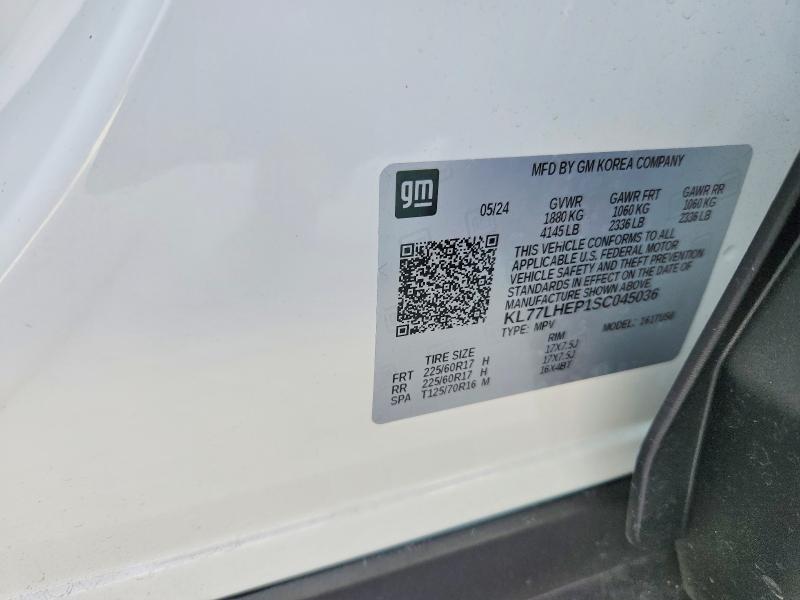 Продажа на аукционе авто 2025 Chevrolet Trax, vin: KL77LHEP1SC045036, номер лота: 56619356