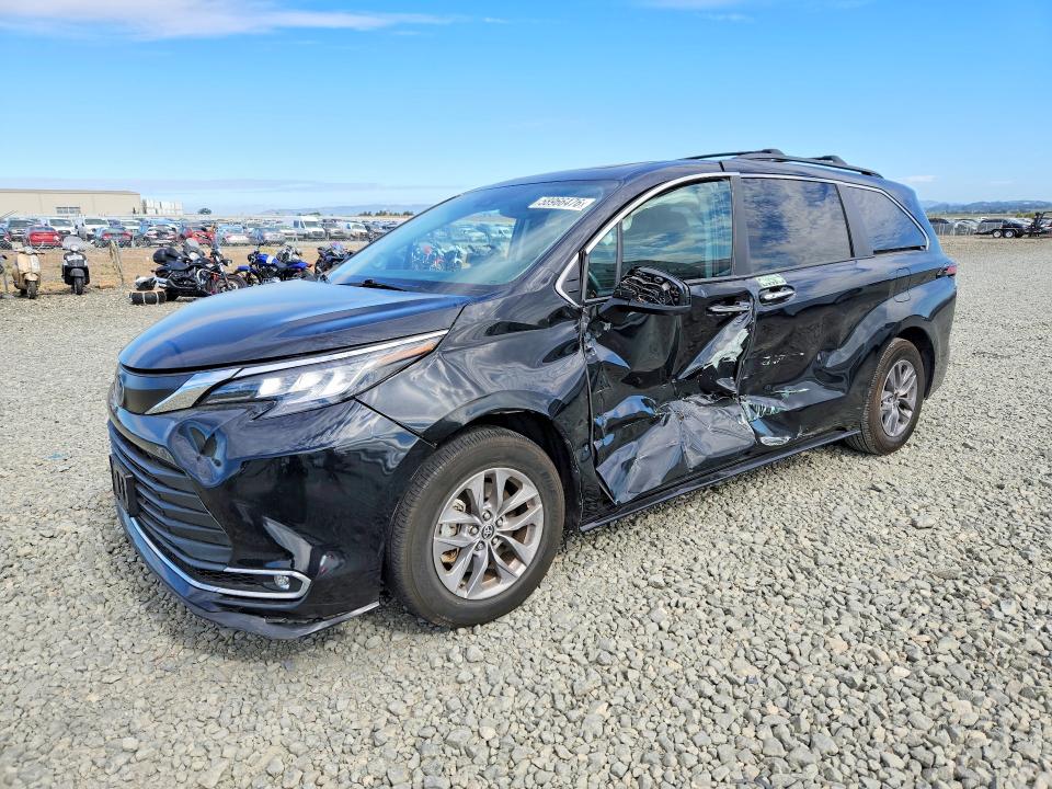 Продаж на аукціоні авто 2022 Toyota Sienna, vin: 5TDJRKEC7NS094374, номер лоту: 58966476