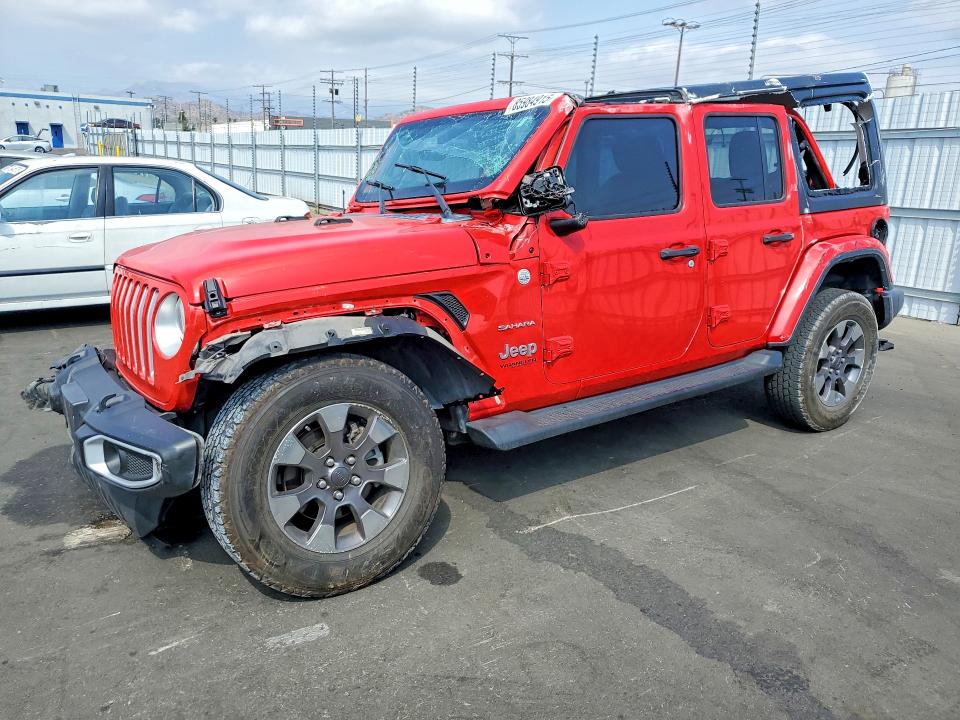 2018 Jeep Wrangler Unlimited მანქანა იყიდება აუქციონზე, vin: 1C4HJXEG0JW247371, აუქციონის ნომერი: 85984915