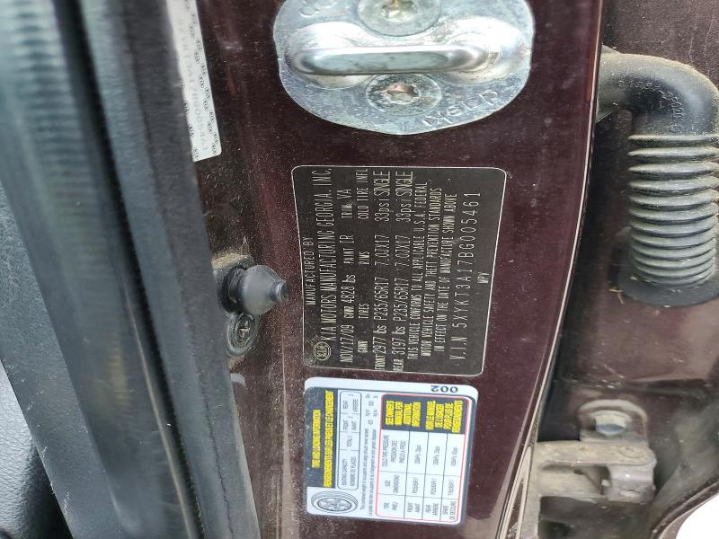 Aukcja sprzedaży 2011 Kia Sorento, vin: 5XYKT3A17BG005461, numer aukcji: 57251606