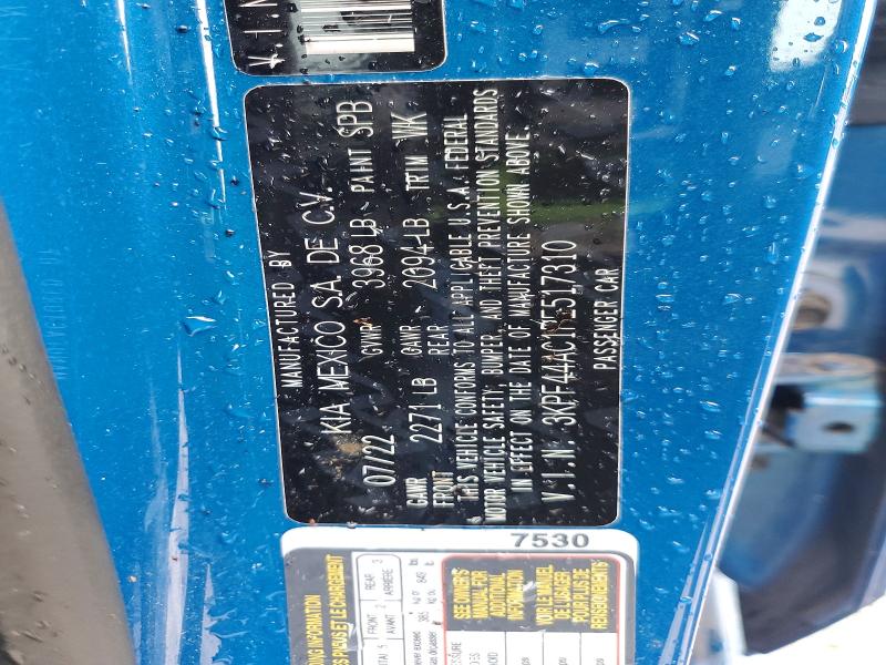 2023 Kia Forte მანქანა იყიდება აუქციონზე, vin: 3KPF44AC1PE517310, აუქციონის ნომერი: 57740676