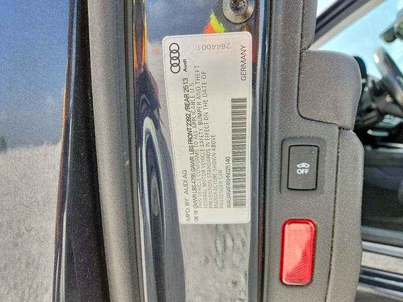 Продажа на аукционе авто 2017 Audi A4, vin: WAUANAF45HN025140, номер лота: 56645886