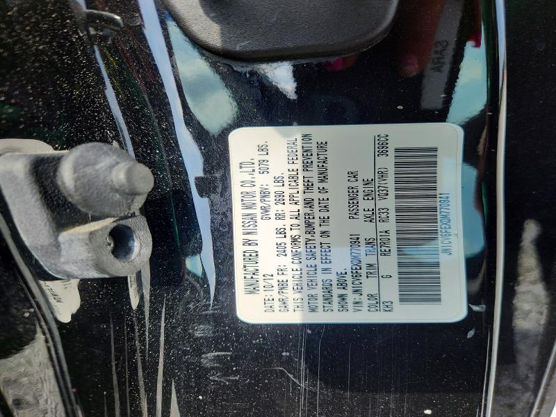 55682526 :رقم المزاد ، JN1CV6FEXDM770941 vin ، 2013 Infiniti G37 Convertible مزاد بيع