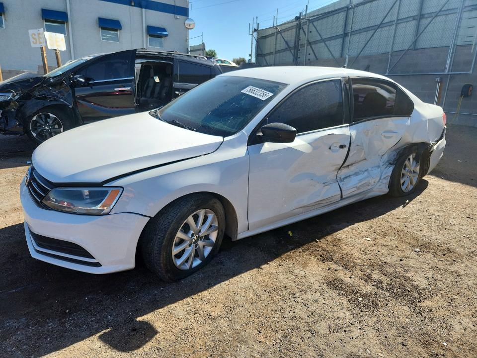 56632356 :رقم المزاد ، 3VWD17AJ5FM332775 vin ، 2015 Volkswagen Jetta مزاد بيع