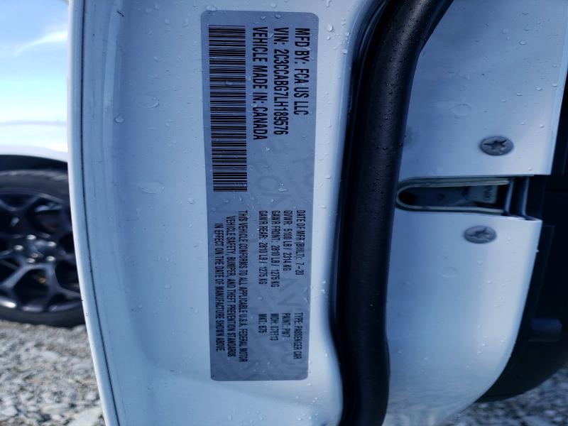 Aukcja sprzedaży 2020 Chrysler 300, vin: 2C3CCABG7LH189576, numer aukcji: 58004006