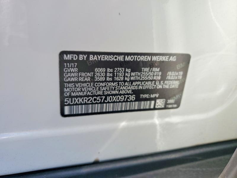 Aukcja sprzedaży 2018 Bmw X5, vin: 5UXKR2C57J0X09736, numer aukcji: 59303746