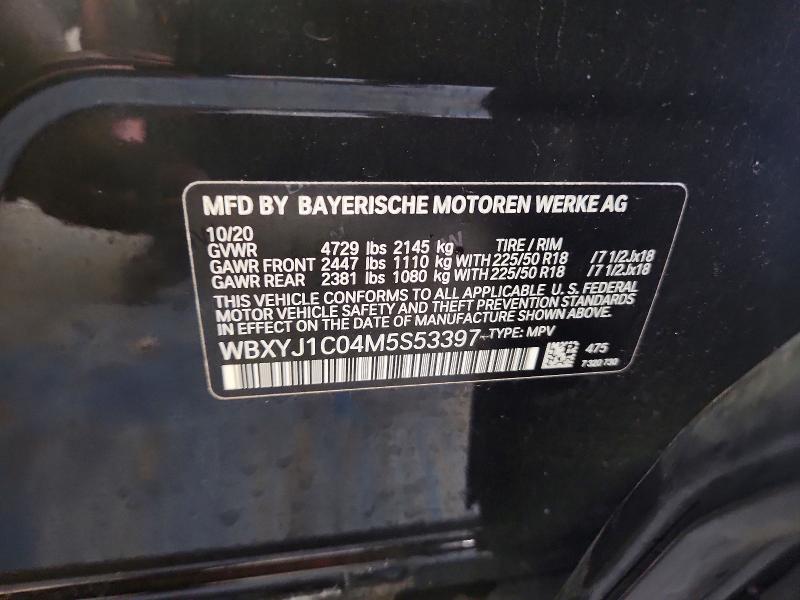 Aukcja sprzedaży 2021 Bmw X2, vin: WBXYJ1C04M5S53397, numer aukcji: 58280196
