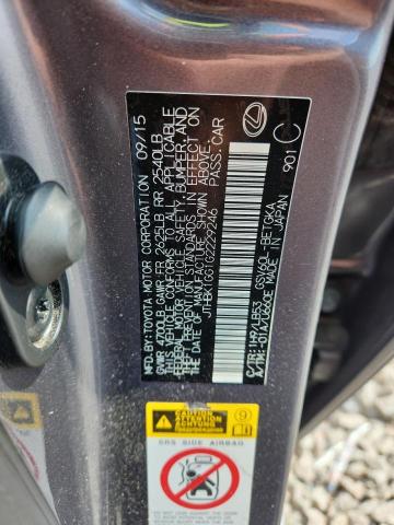 59219066 :رقم المزاد ، JTHBK1GG1G2229246 vin ، 2016 Lexus Es مزاد بيع