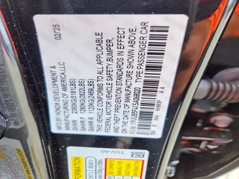 Продажа на аукционе авто 2025 Acura Tlx, vin: 19UUB5F41SA068020, номер лота: 58599566