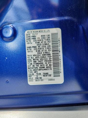 2018 Nissan Rogue მანქანა იყიდება აუქციონზე, vin: JN8AT2MT6JW463176, აუქციონის ნომერი: 58356656