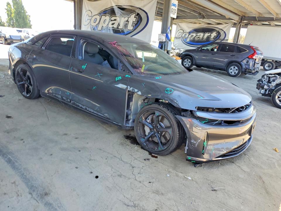 2025 Lucid Motors Air მანქანა იყიდება აუქციონზე, vin: 50EA1PGA1SA001076, აუქციონის ნომერი: 58432226
