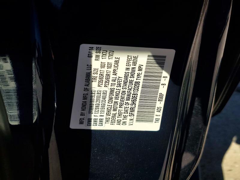 2014 Honda Odyssey მანქანა იყიდება აუქციონზე, vin: 5FNRL5H60EB133208, აუქციონის ნომერი: 57669356