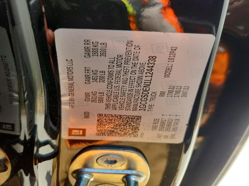 Aukcja sprzedaży 2020 Chevrolet Colorado, vin: 1GCGSDEN1L1244338, numer aukcji: 58267746