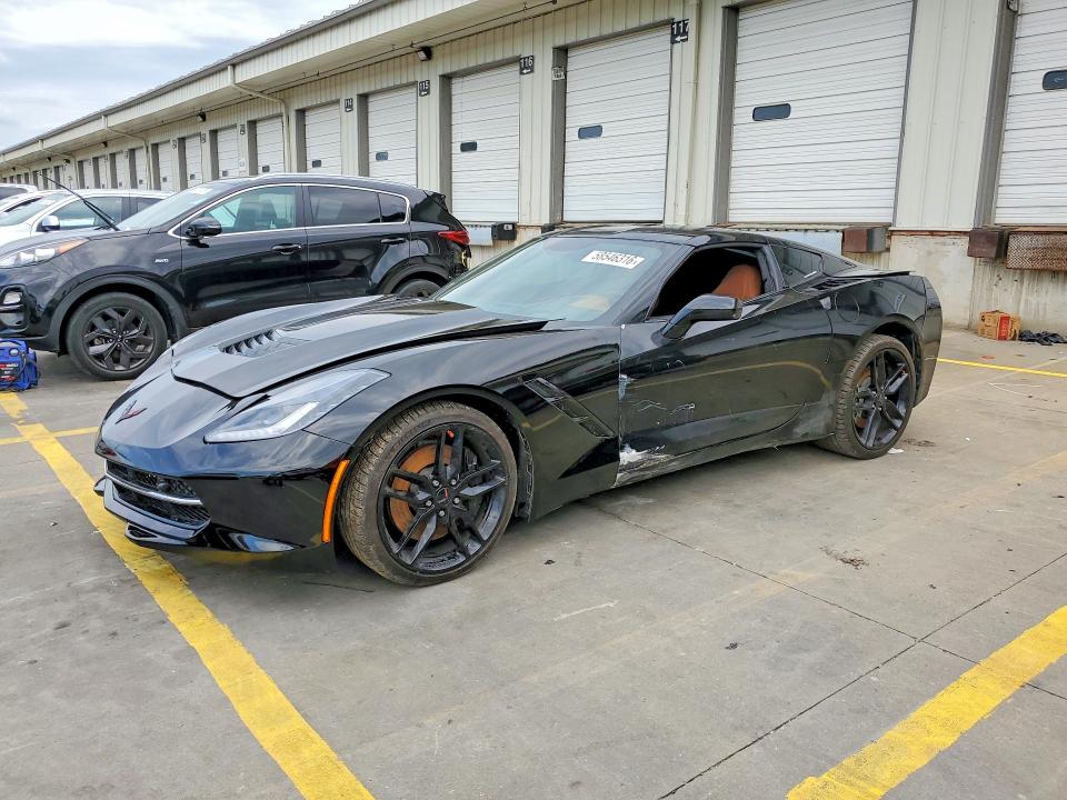 2014 Chevrolet Corvette მანქანა იყიდება აუქციონზე, vin: 1G1YF2D79E5106972, აუქციონის ნომერი: 58546316