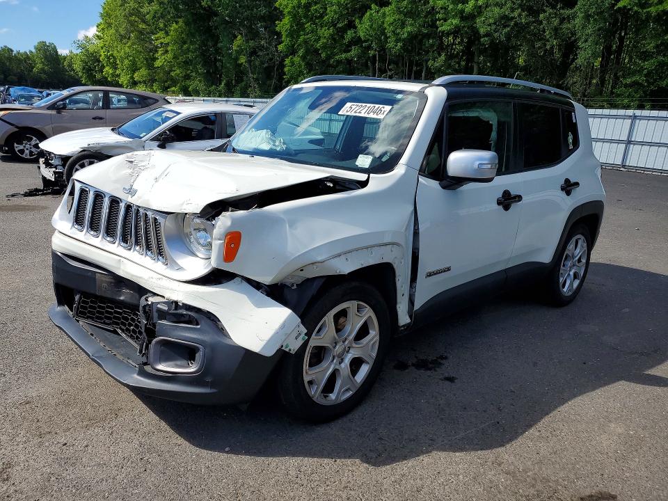 2017 Jeep Renegade მანქანა იყიდება აუქციონზე, vin: ZACCJADB2HPE47821, აუქციონის ნომერი: 57221046