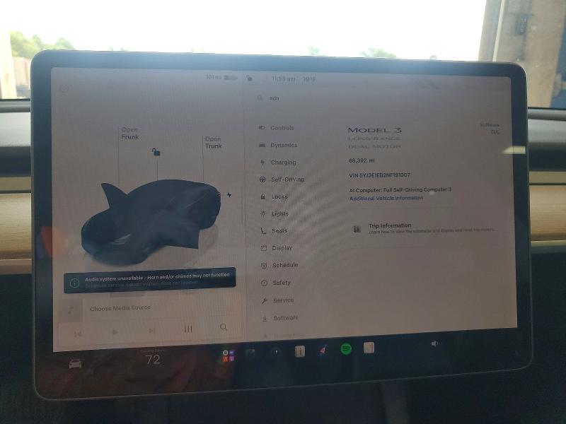 Aukcja sprzedaży 2022 Tesla Model 3, vin: 5YJ3E1EB2NF191007, numer aukcji: 58106266