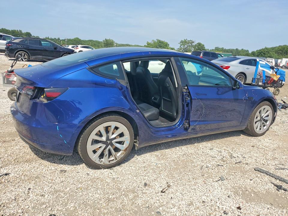 2022 Tesla Model 3 მანქანა იყიდება აუქციონზე, vin: 5YJ3E1EA3NF190231, აუქციონის ნომერი: 58484066